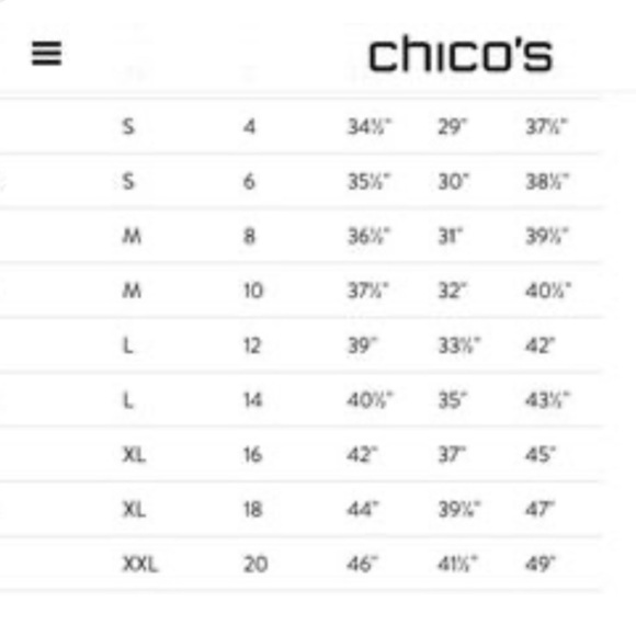 Chicos Tunic Top Size Chicos 3 or XL or 16 - Picture 7 of 7